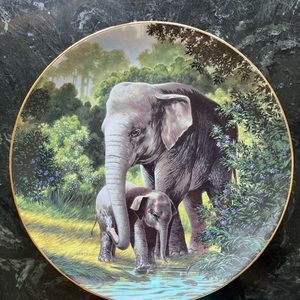 “The Asian Elephant” Decorative Collectors Plate